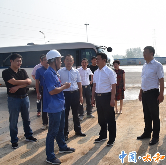 太和县委书记杨波调研督导全县项目建设工作