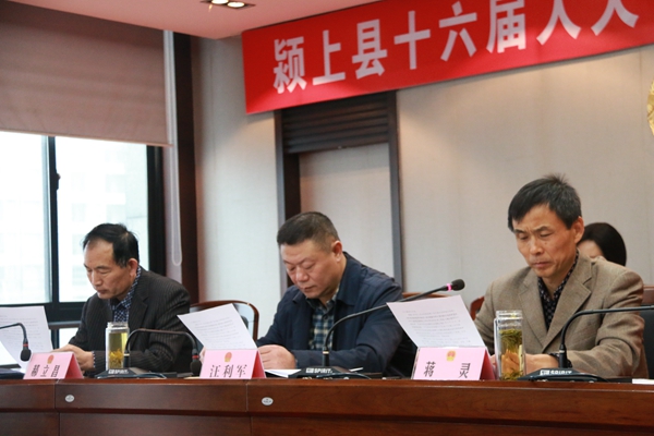 颍上县第十六届人大常委会举行第四十一次会议