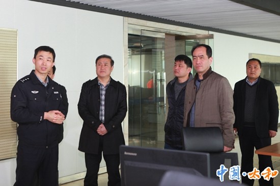 县公安局党委委员副局长刘金标带队到山东考察学习