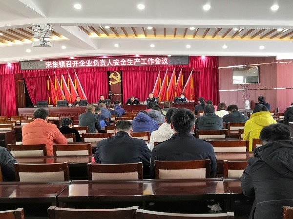 临泉县宋集镇召开企业负责人安全生产工作会议