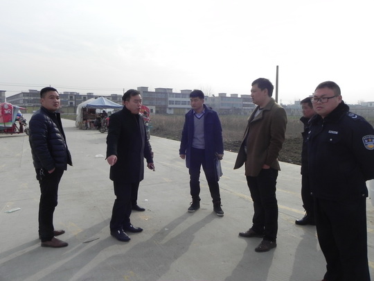 杨湖镇组织开展校园周边环境整治工作